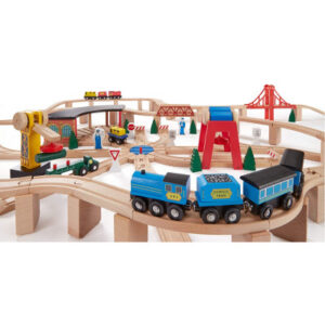 Melissa and doug deluxe train set online